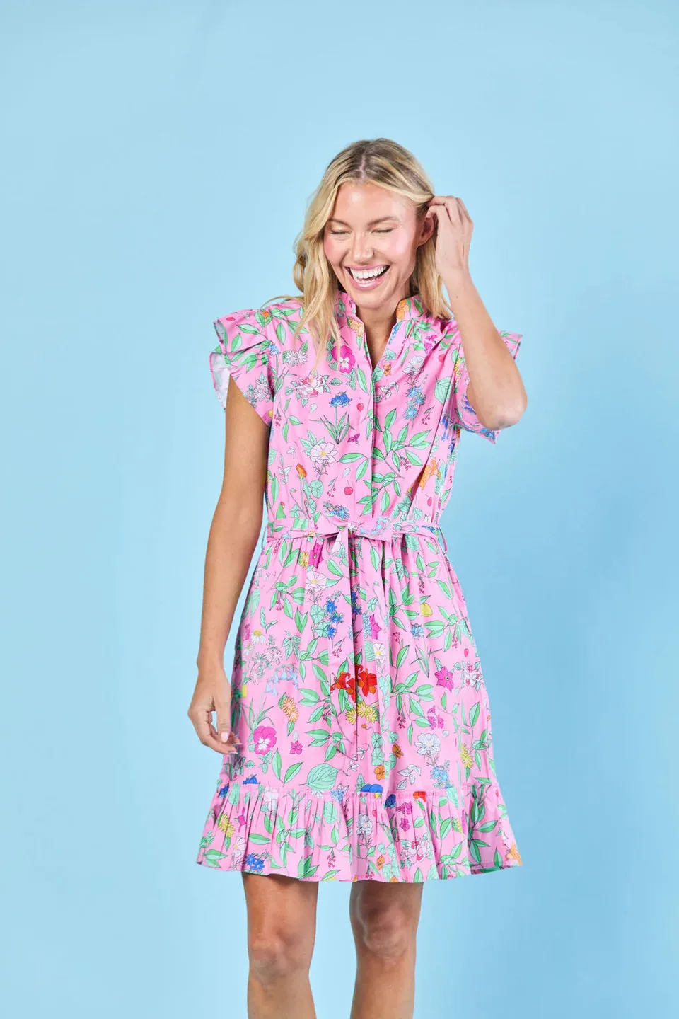Miller Dress (Pink Wildflower)