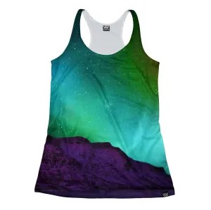 Minty Northern Lights Racerback Tank