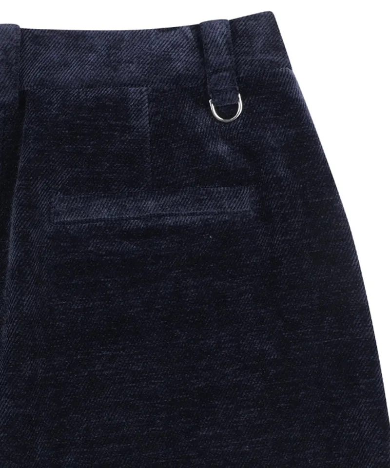 Monday Flow Soft Corduroy Skirt - Dark Navy