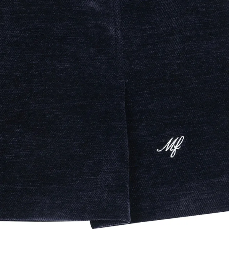 Monday Flow Soft Corduroy Skirt - Dark Navy