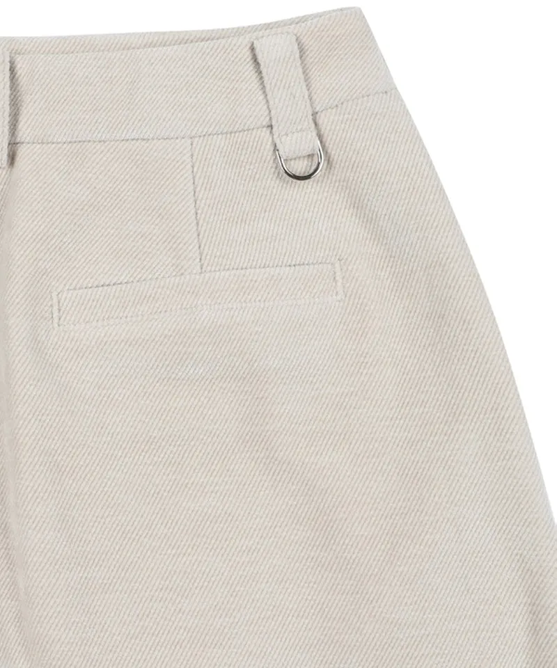 Monday Flow Soft Corduroy Skirt - Light Beige