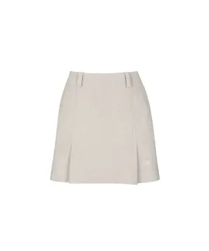 Monday Flow Soft Corduroy Skirt - Light Beige
