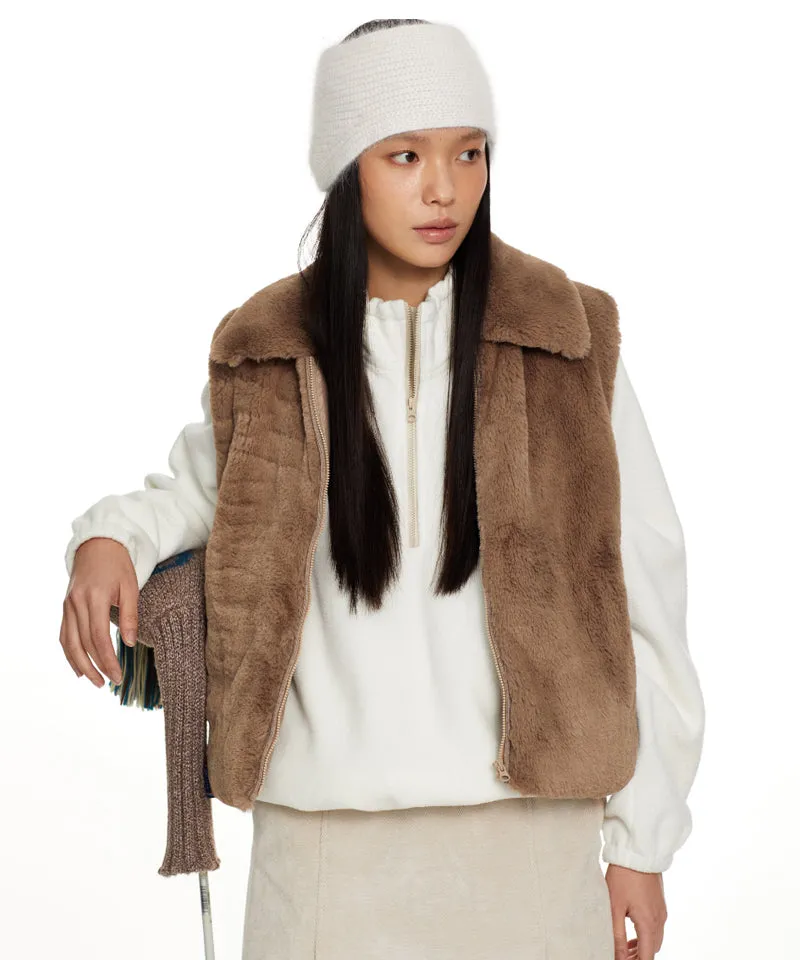 Monday Flow Soft Corduroy Skirt - Light Beige
