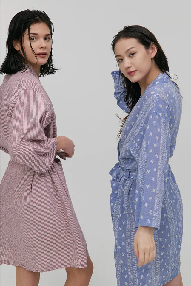 Monday Flow Women's Golf & Daily Robe - Blue