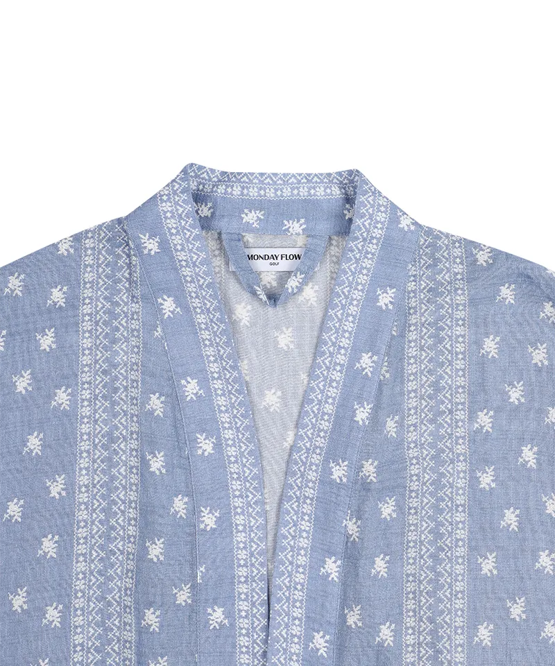 Monday Flow Women's Golf & Daily Robe - Blue