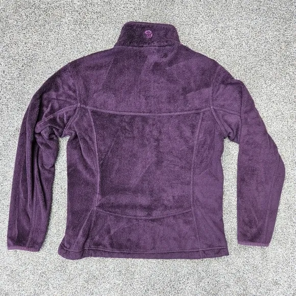 Mountain Hardwear Pyxis Soft Fleece Jacket Purple Full Zip Women's Size Medium