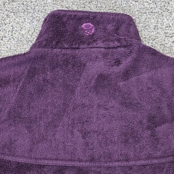 Mountain Hardwear Pyxis Soft Fleece Jacket Purple Full Zip Women's Size Medium