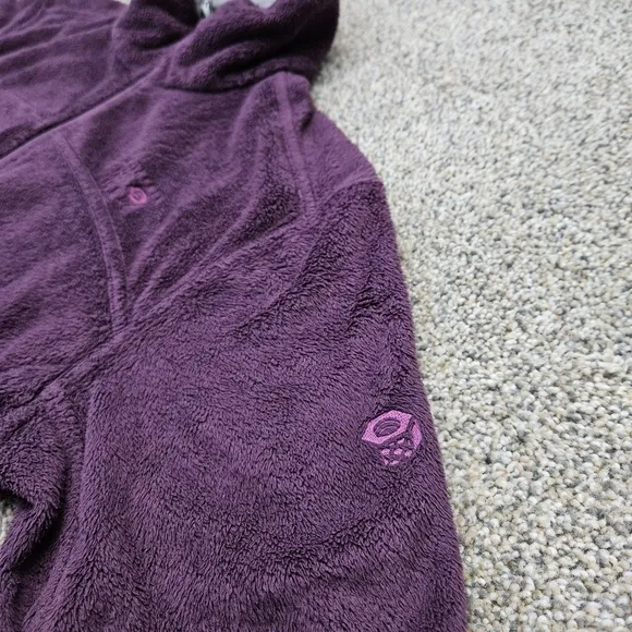 Mountain Hardwear Pyxis Soft Fleece Jacket Purple Full Zip Women's Size Medium