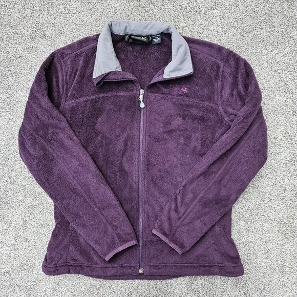 Mountain Hardwear Pyxis Soft Fleece Jacket Purple Full Zip Women's Size Medium