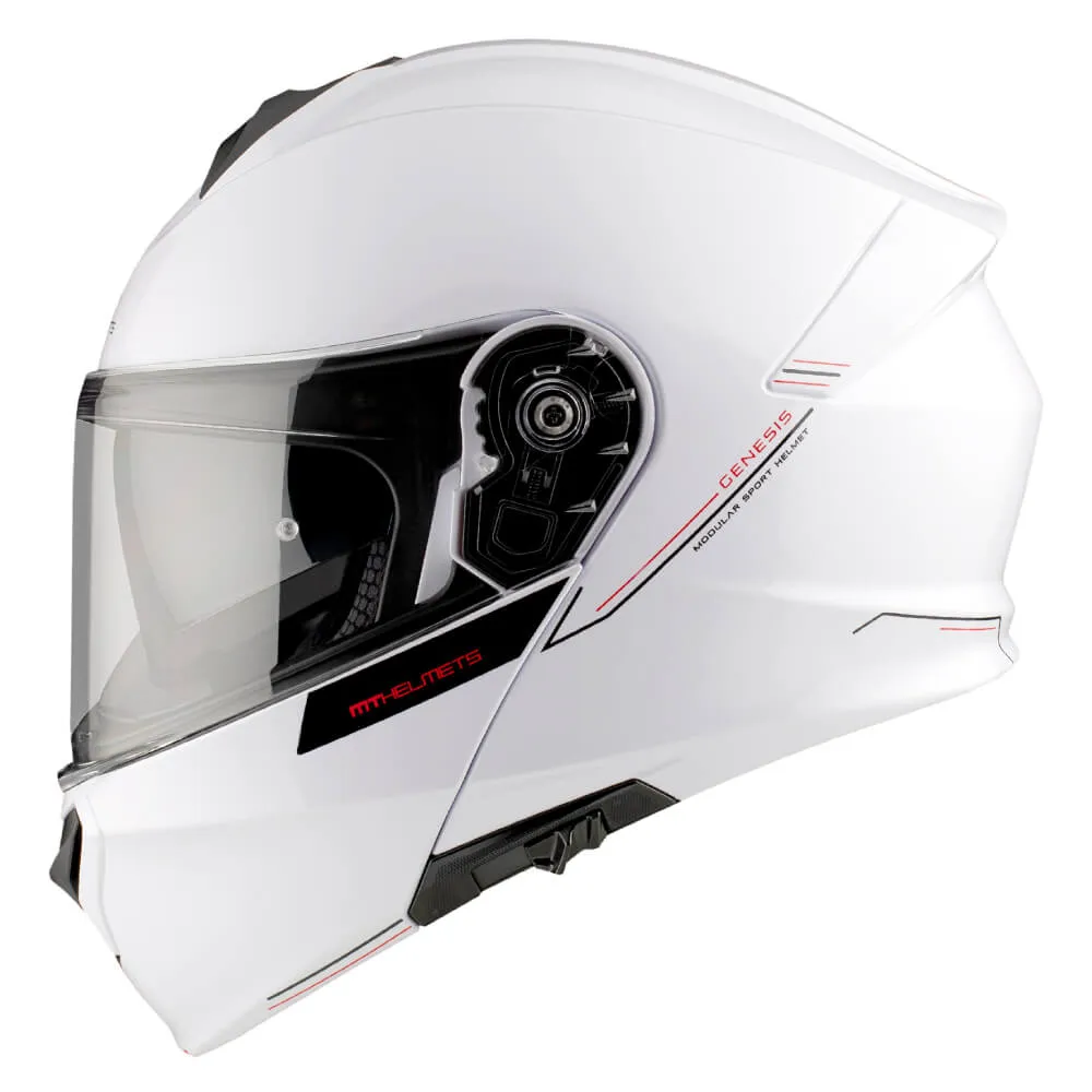 MT Genesis SV Helmet Solid A0 Gloss Pearl White
