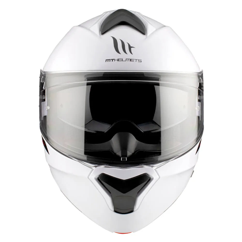 MT Genesis SV Helmet Solid A0 Gloss Pearl White