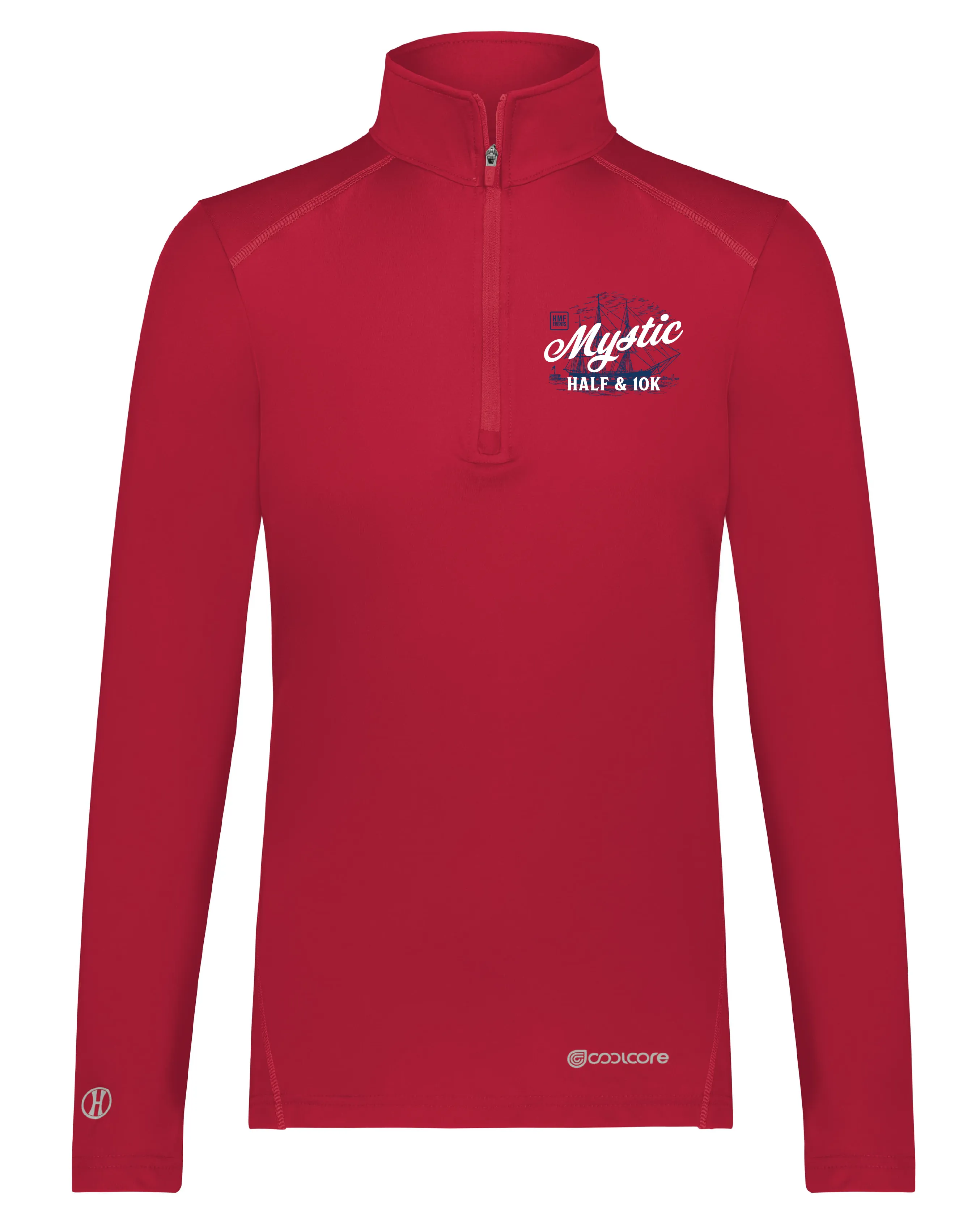 Mystic Women's Quarter Zip in Red