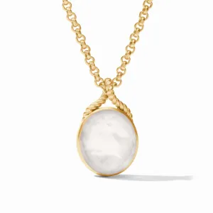 Nassau Stone Pendant - Iridescent Clear Crystal