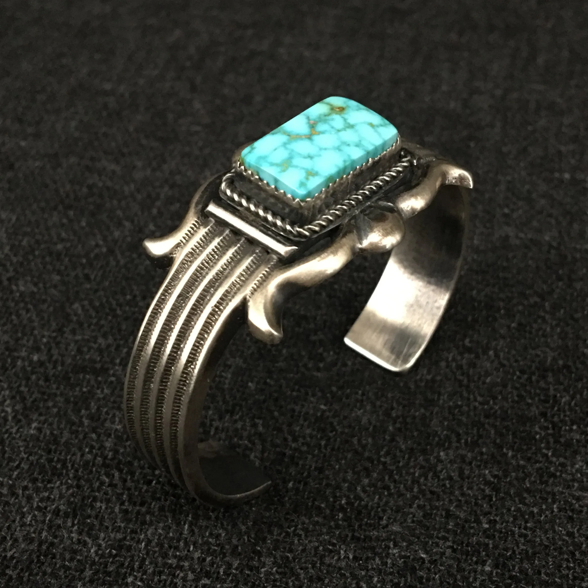 Native American Turquoise Bracelet by E.S. Mitchell