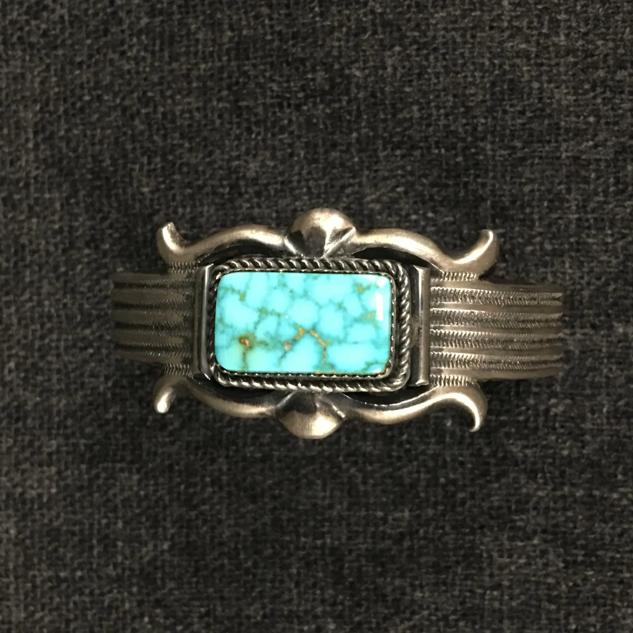 Native American Turquoise Bracelet by E.S. Mitchell