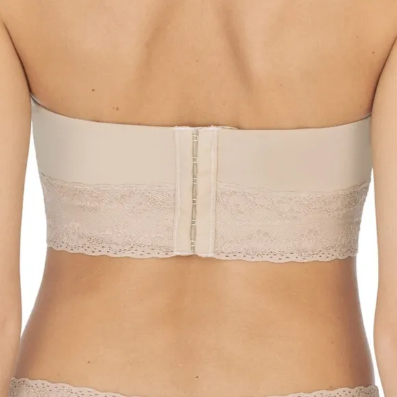 Natori Women's Bliss Perfection Strapless Underwire Bra Cafe
