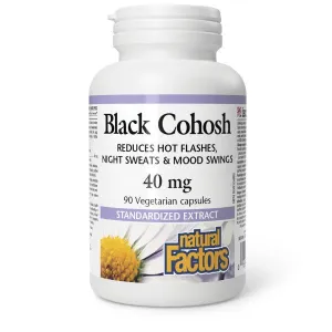 Natural Factors Black Cohosh 90 Veg Capsules