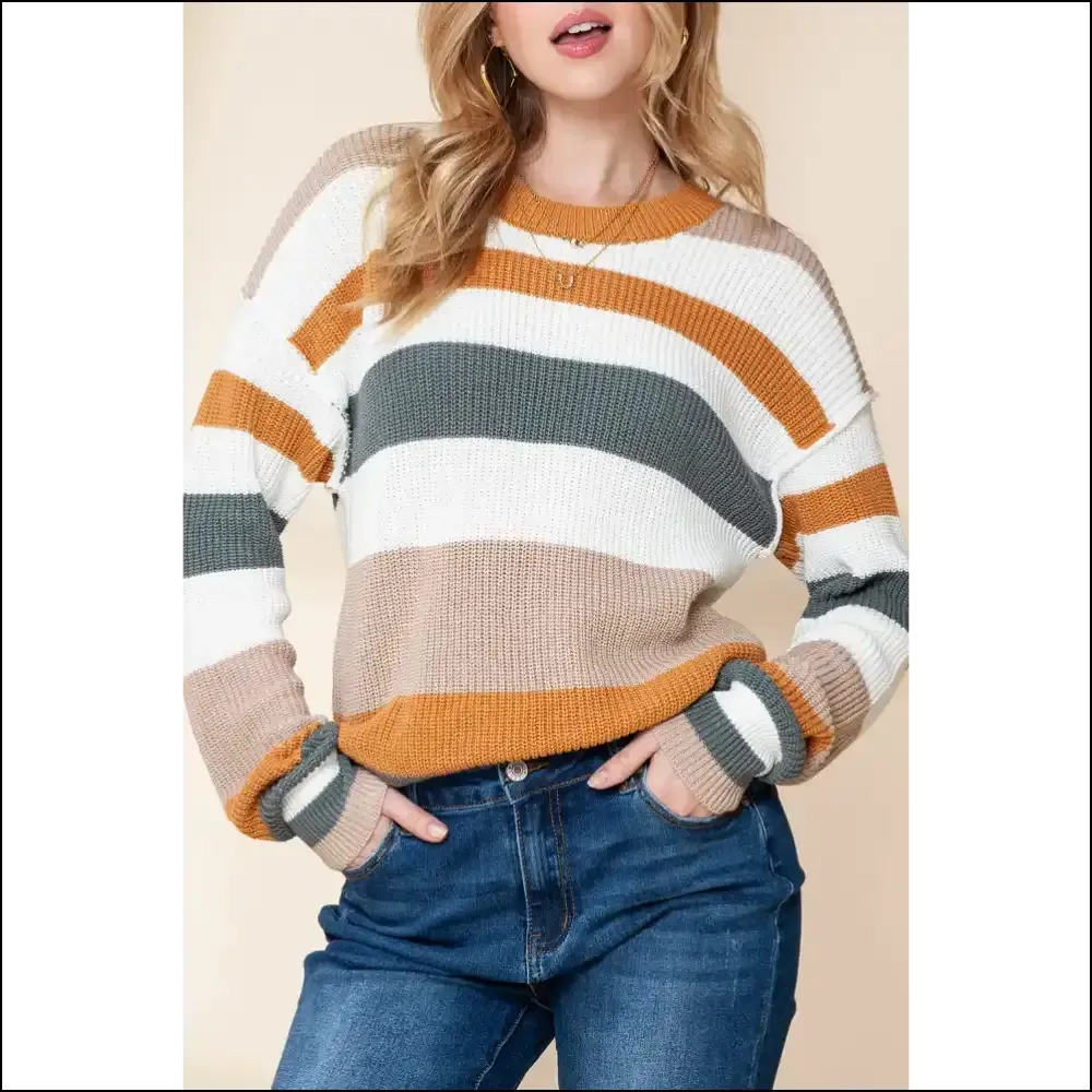 Needful Things: Cotton Candy Color Block Knitted Sweater (but Make it Fashion 😈)