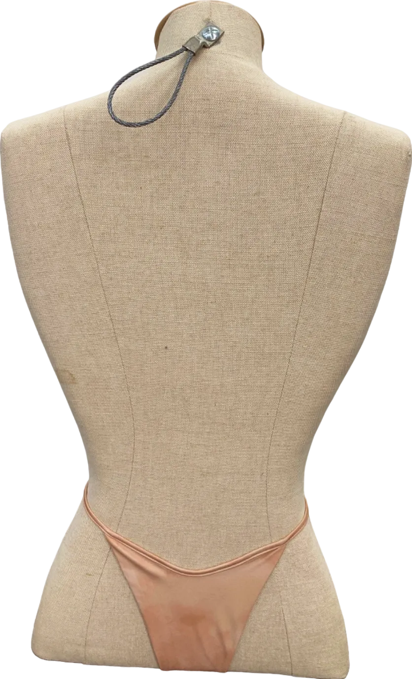 Neena Beige Thong Bottom Swimwear UK S
