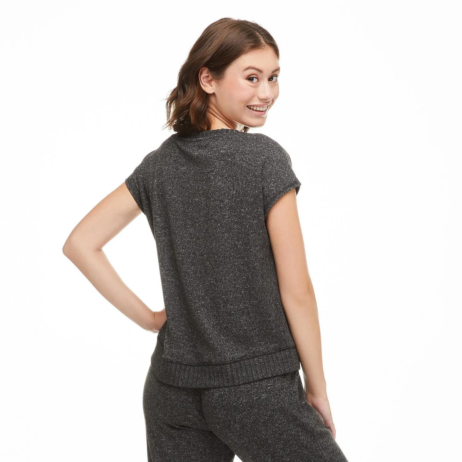 New George Women's Dolman Sleeve Sleep Top in Grey, Sz XL!