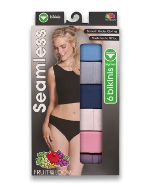 New in package! Women's Seamless Bikini Panty, 6 Pack, Sz S!