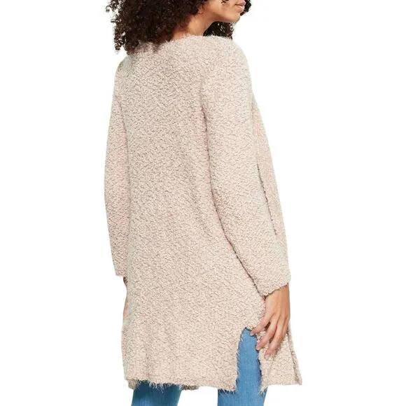 New! POL Clothing Women's Soft Marled Knit Open Front Cardigan
