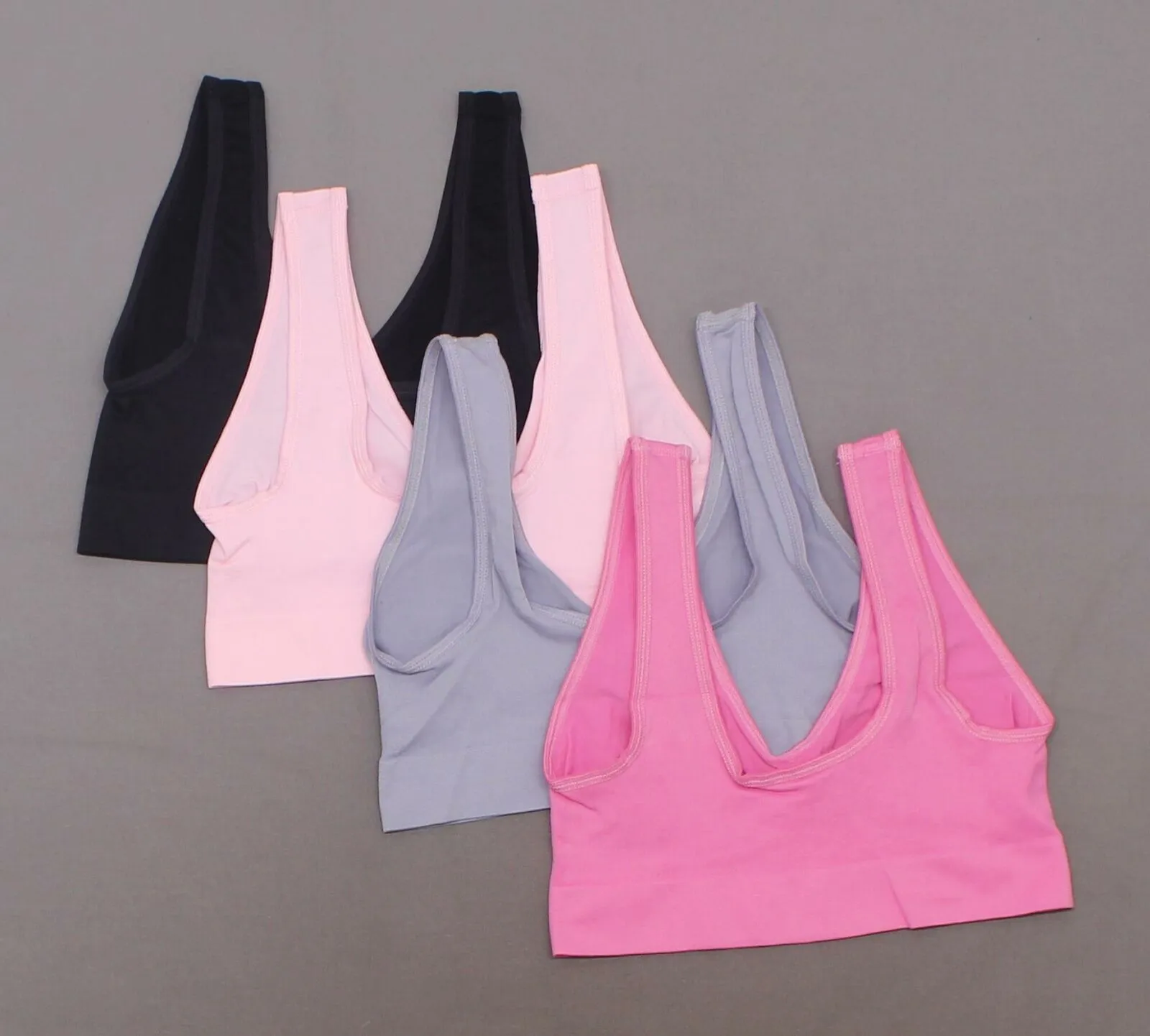 NEW Rhonda Shear Women's LOT OF 4 Seamless Ahh Bras. 700322-NEW Small