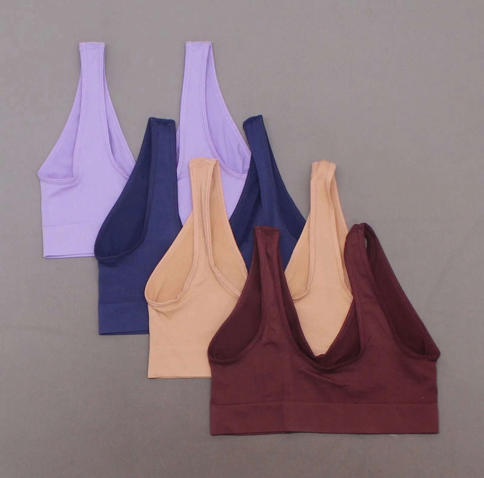 NEW Rhonda Shear Women's LOT OF 4 Seamless Ahh Bras. 700322-NEW Small