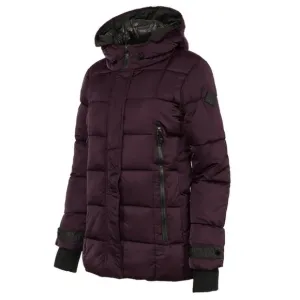 NEW Steve Madden Women's Merlot Hooded Puffer Coat, 2X,