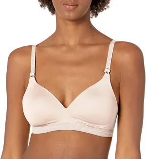 New Ultra soft Warner's Women's Cloud 9 Wire-Free Contour Bra in Sand Shell, Sz 38C! Also Fits 36D, 40B