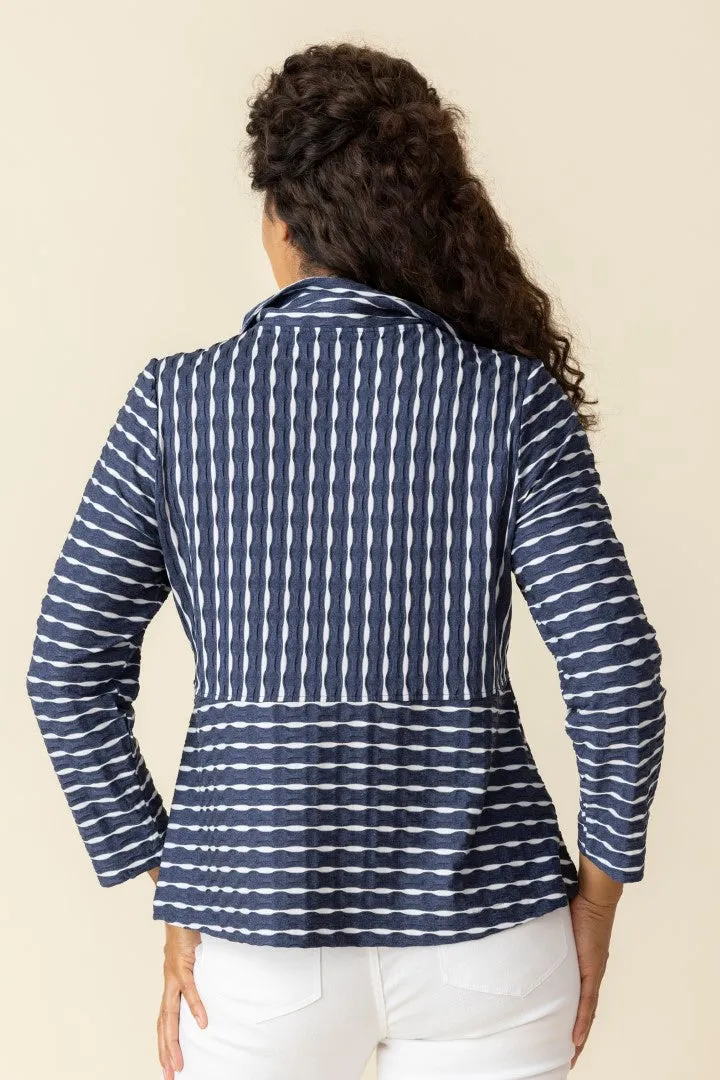 Newport Knit Downtown Jacket - Navy