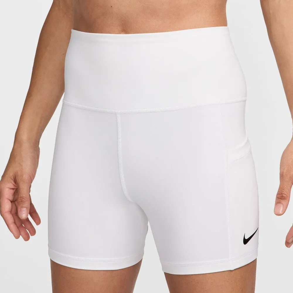 Nike Women's Court Ball Short with Pockets - White