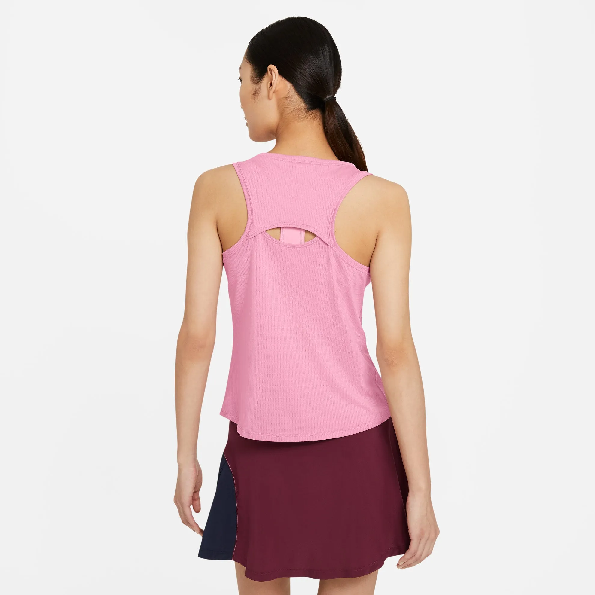 Nike Women's Dri-FIT Victory Tank (Elemental Pink/White)