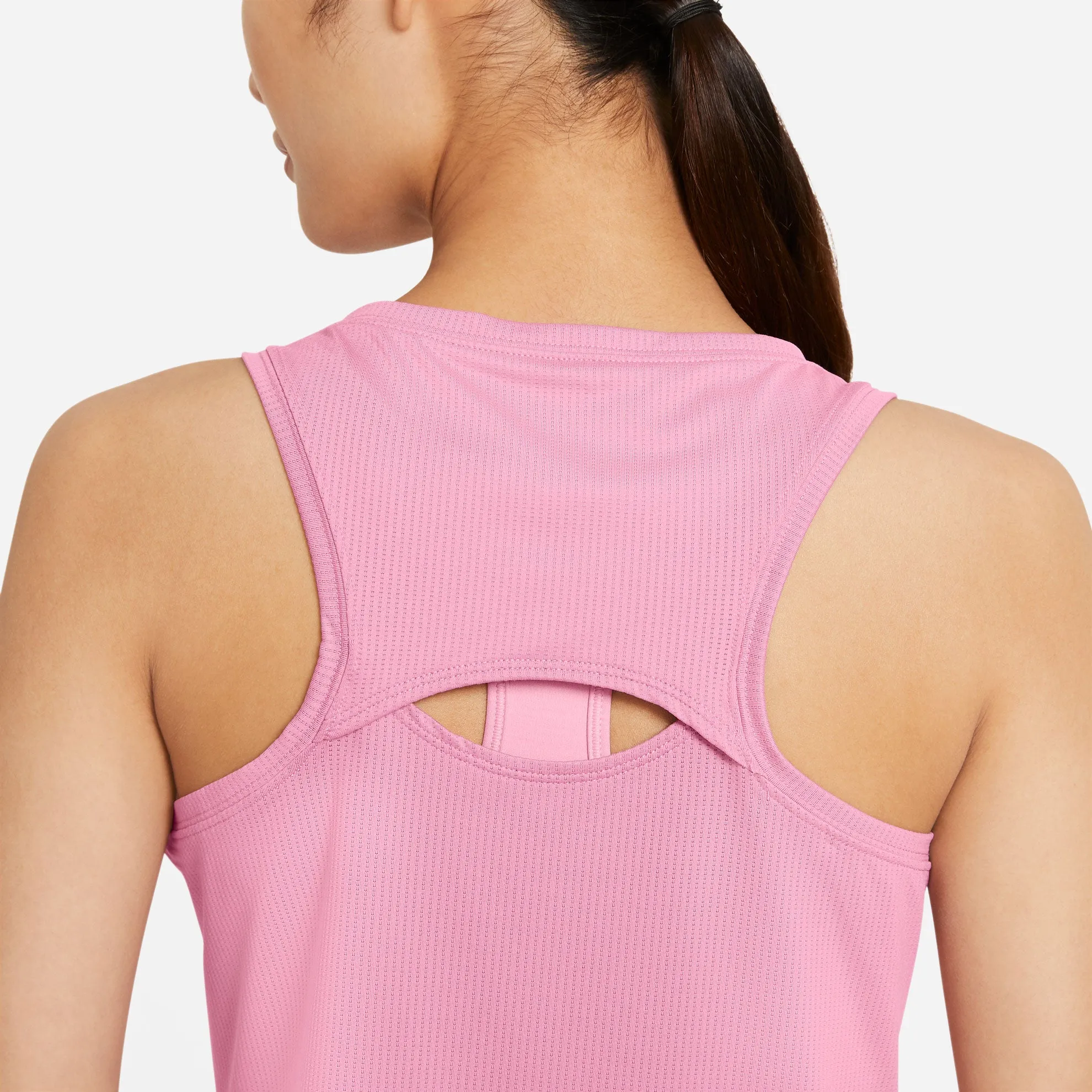 Nike Women's Dri-FIT Victory Tank (Elemental Pink/White)