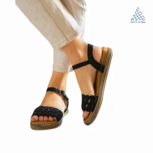 Noire Cutwork Strappy Sandals