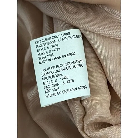 Northwest Territory Jacket Womens Tan Full Zip Faux Fur Collar Long Sleeve