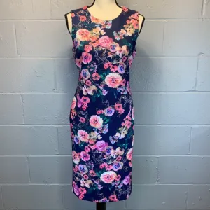 NWT Carmen Marc Valvo Floral Sheath Dress-Women's Size 4‎