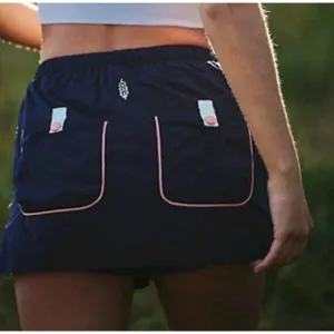 NWT Free People Movement Outskirt Skort Blue Women's Medium Athleisure MSRP $68