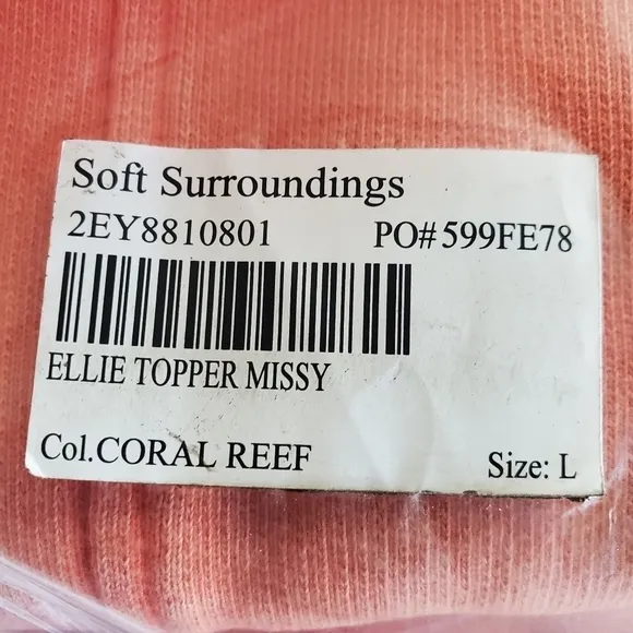 NWT Soft Surroundings Women's Ellie Topper Cardigan - Coral Reef - Choose Size