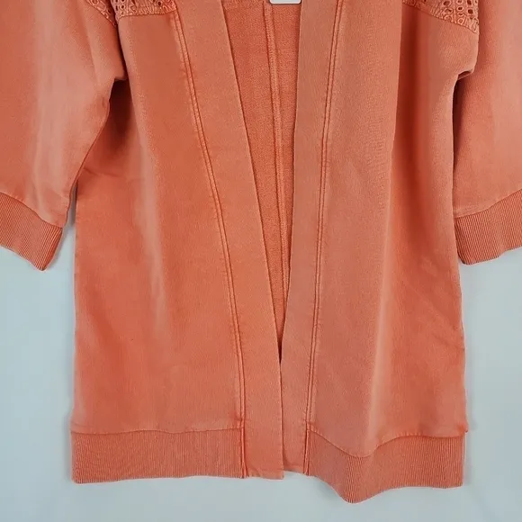 NWT Soft Surroundings Women's Ellie Topper Cardigan - Coral Reef - Choose Size