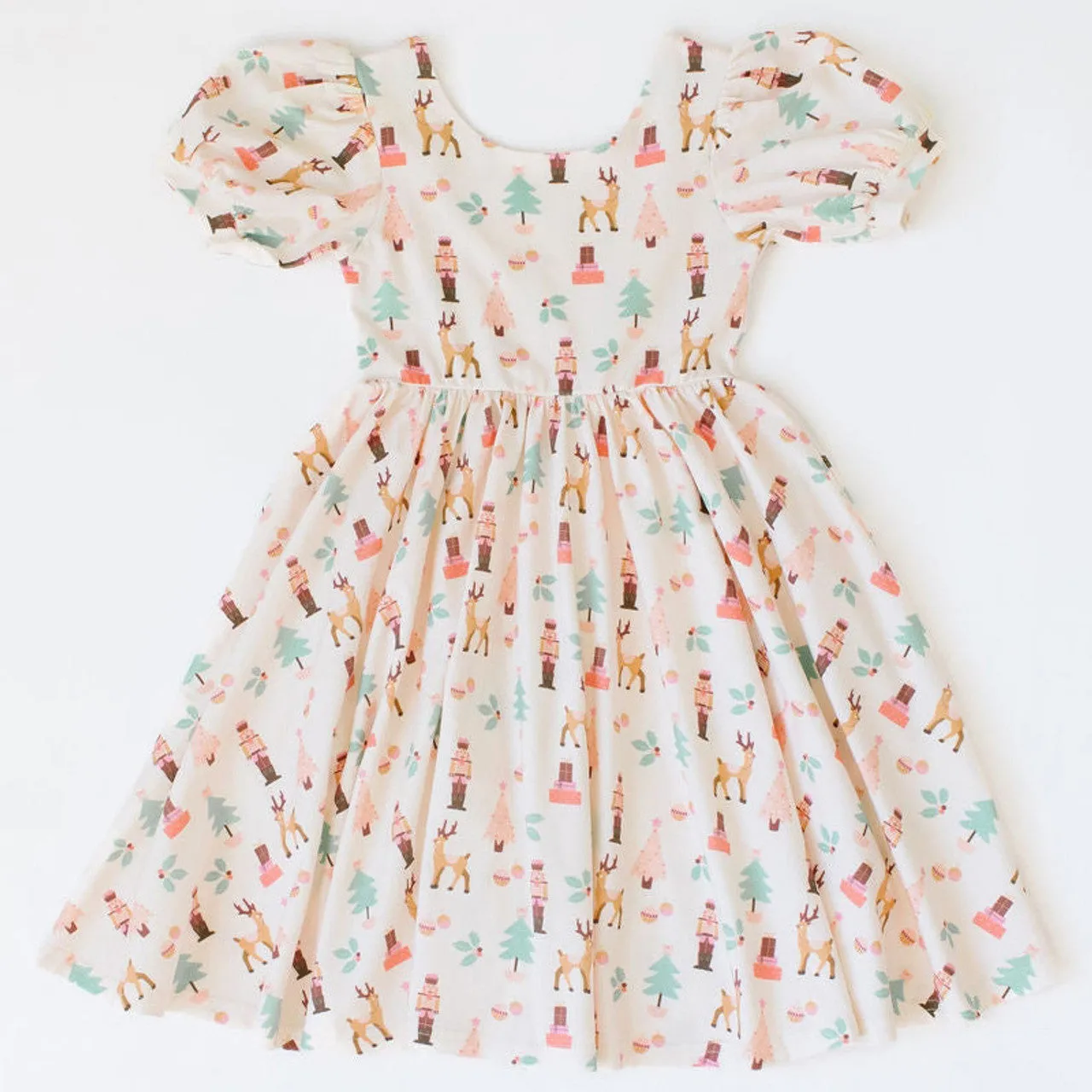 Ollie Jay Puff Twirl Dress- Nutcracker