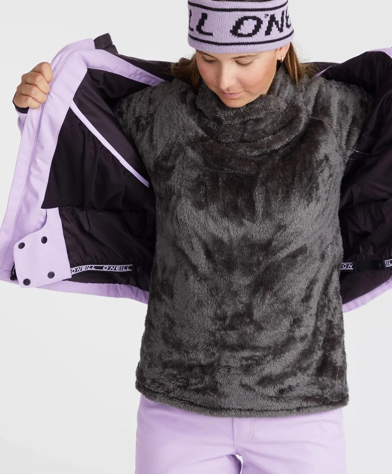ONeill Stuvite Jacket Womens Purple Rose
