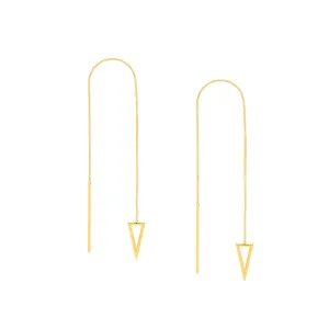 Open Pyramid Threader Earrings