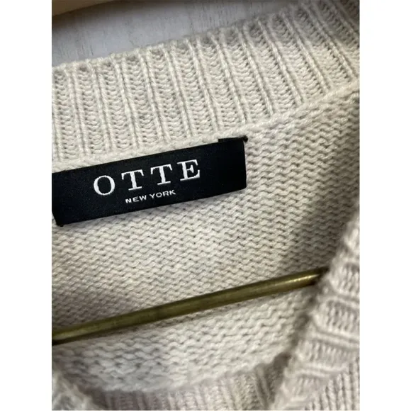 OTTE New York Gray Cashmere Sweater Women's Size S