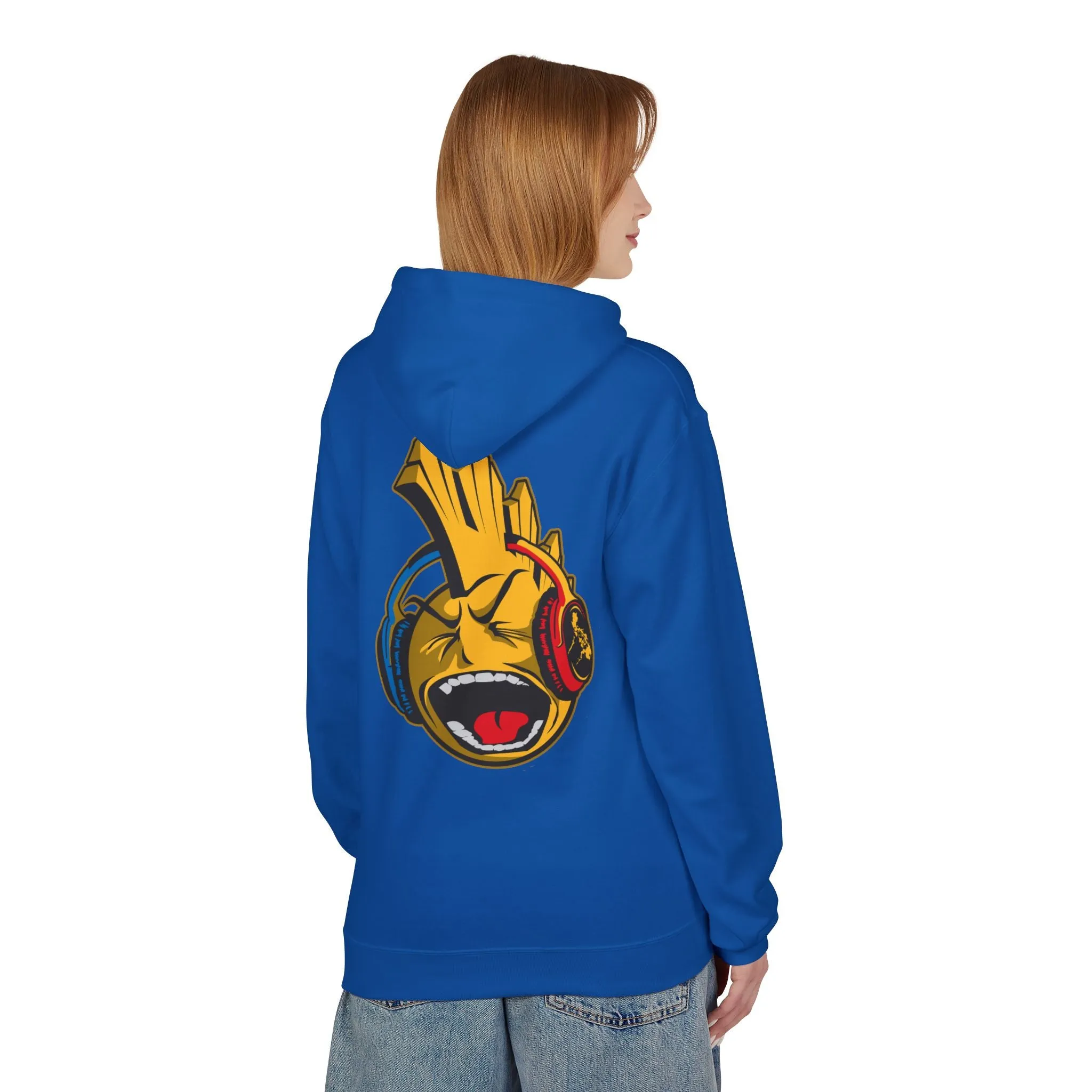 P Noise Sun Hood Unisex Midweight Softstyle Fleece Hoodie