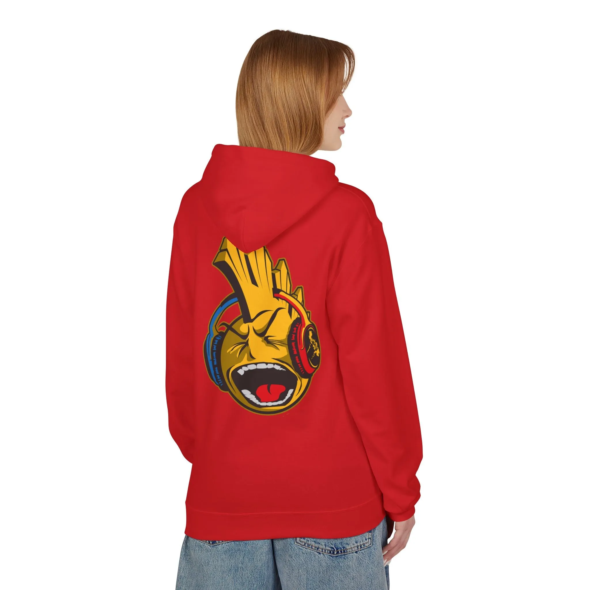 P Noise Sun Hood Unisex Midweight Softstyle Fleece Hoodie