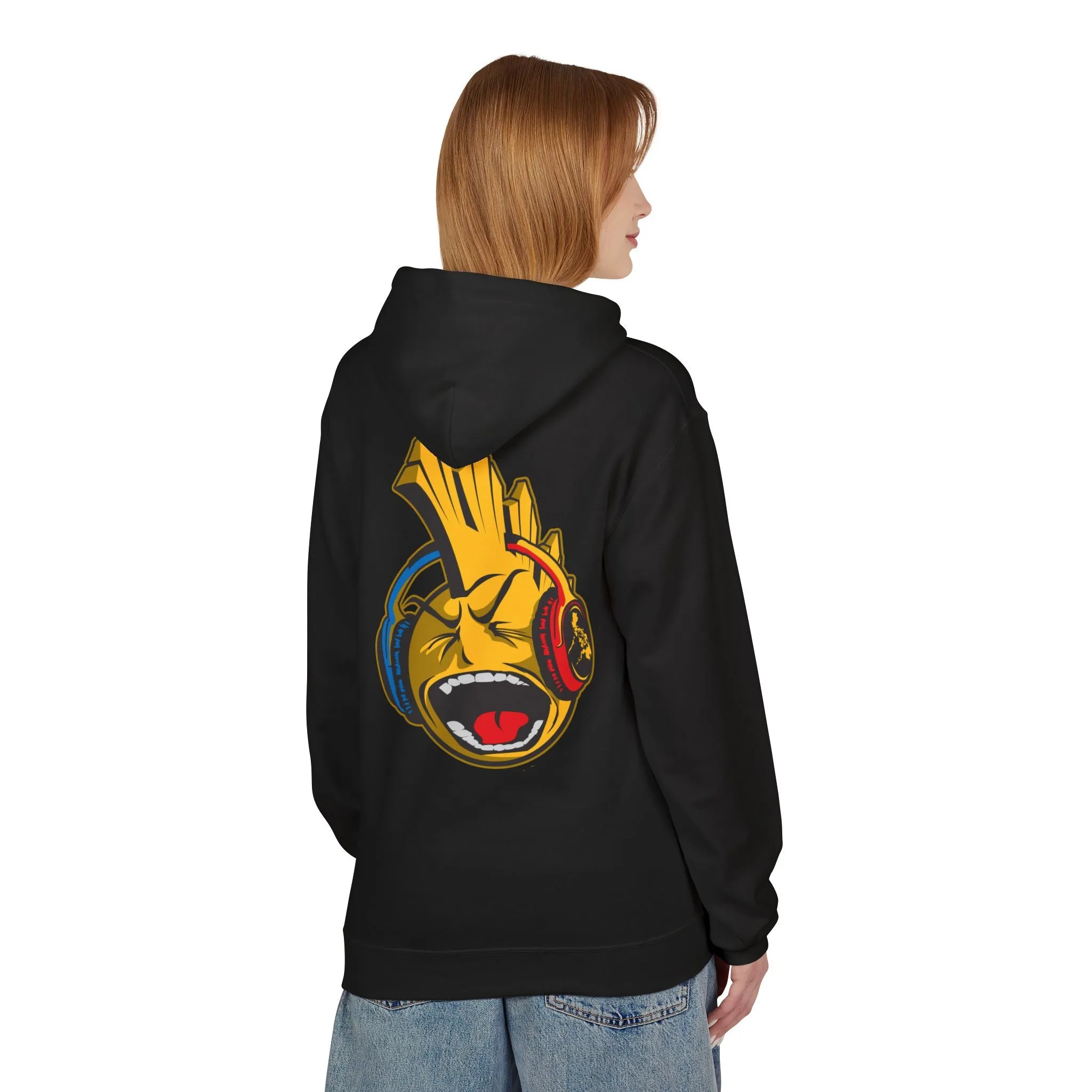 P Noise Sun Hood Unisex Midweight Softstyle Fleece Hoodie