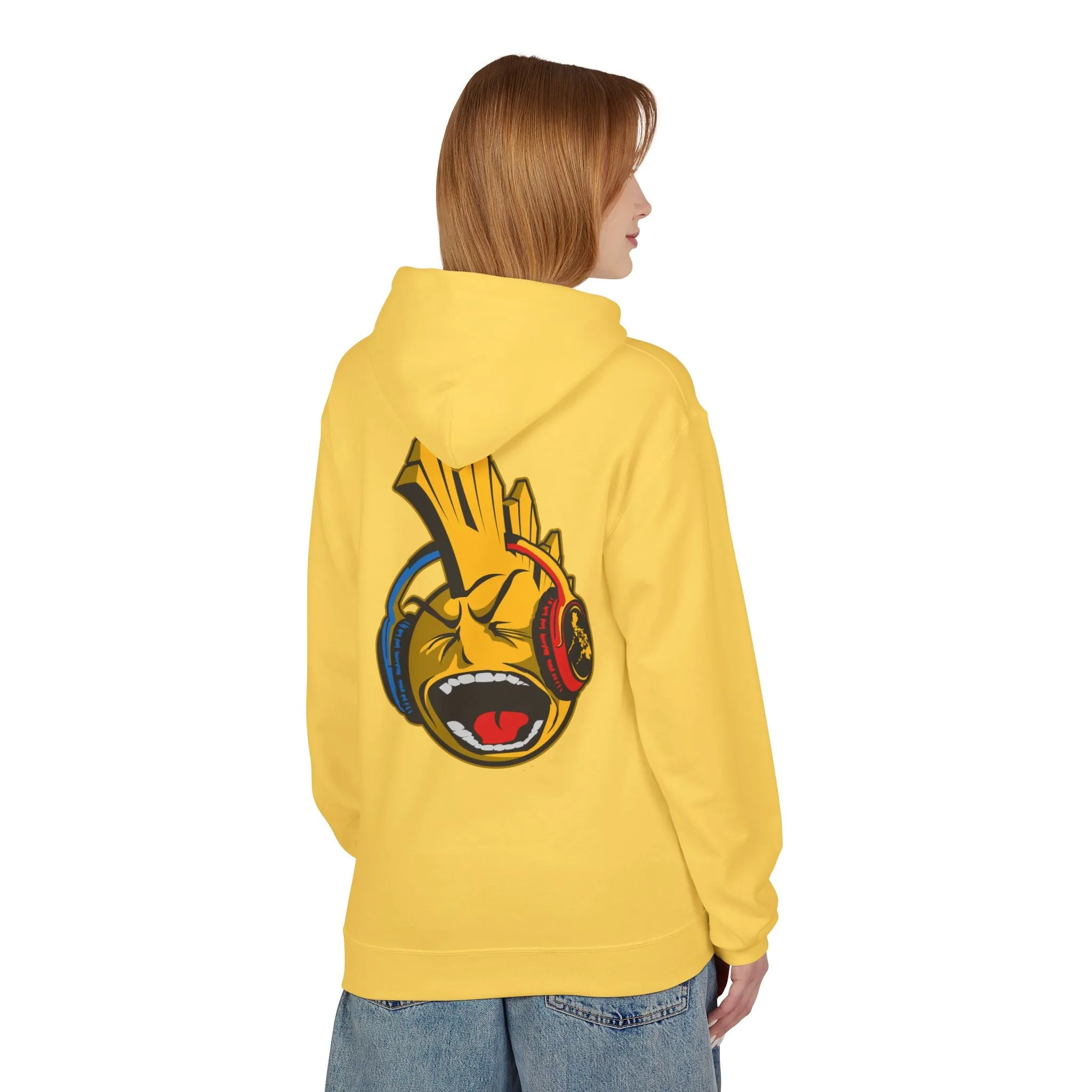 P Noise Sun Hood Unisex Midweight Softstyle Fleece Hoodie
