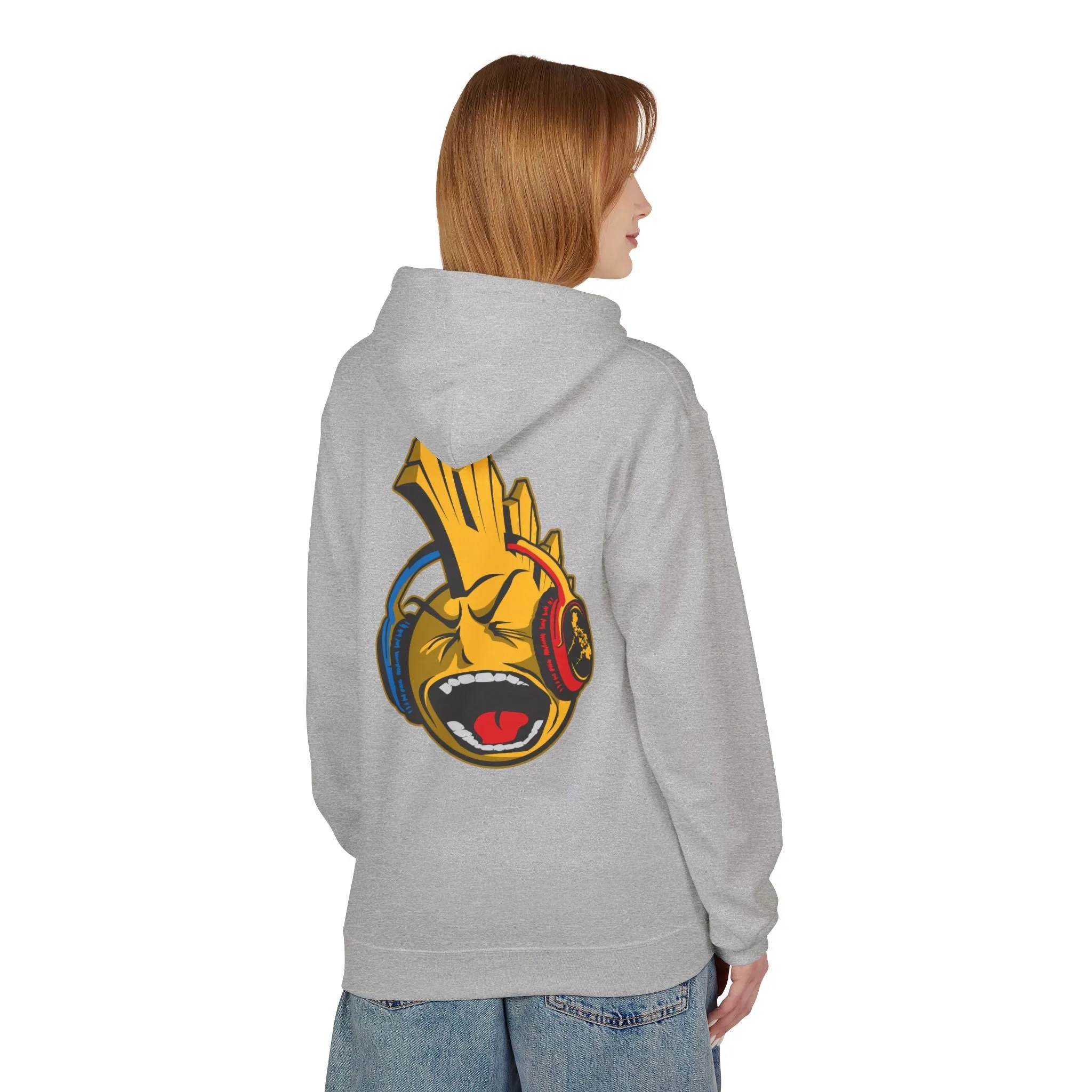 P Noise Sun Hood Unisex Midweight Softstyle Fleece Hoodie