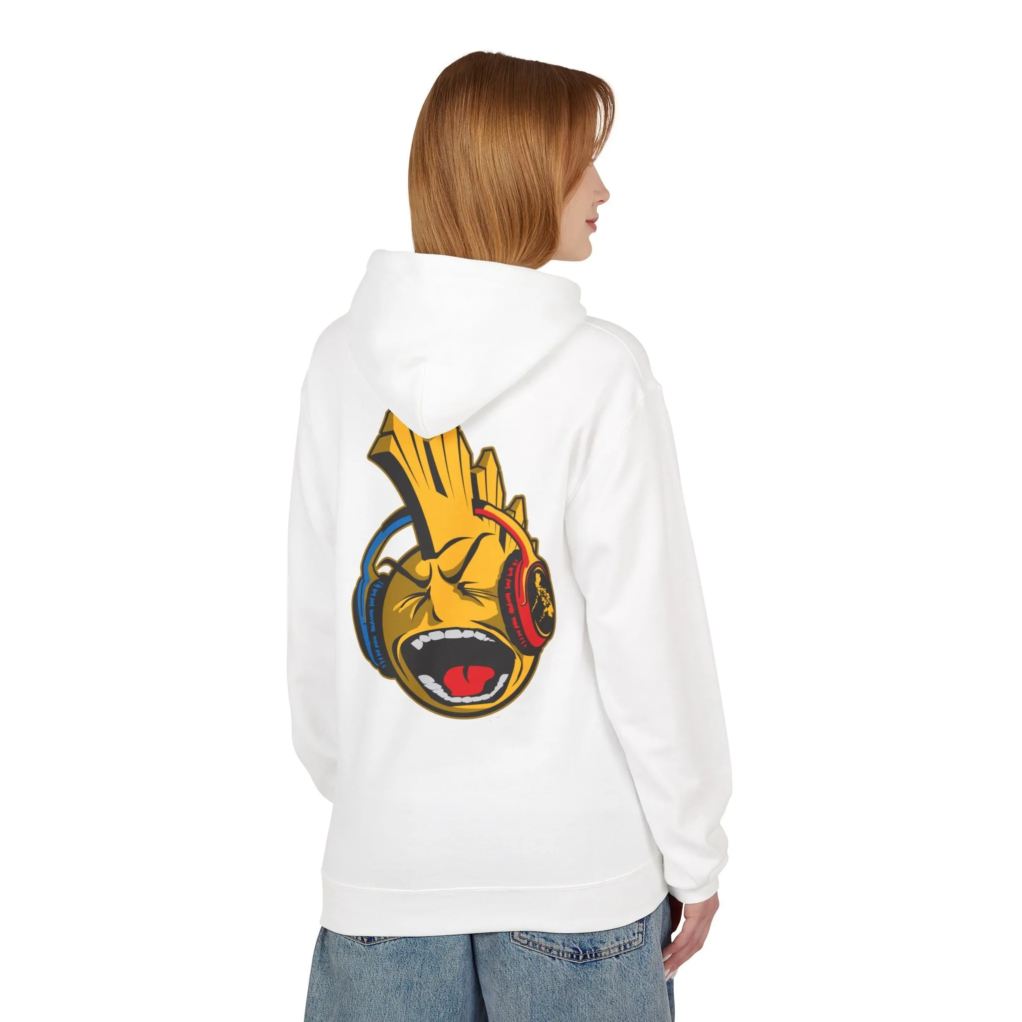 P Noise Sun Hood Unisex Midweight Softstyle Fleece Hoodie